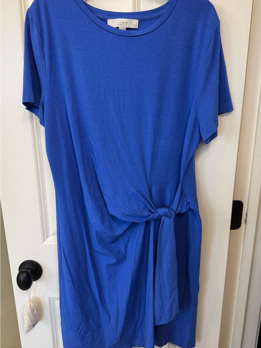LOFT Petites Crewneck Tee in Bright Royal Blue